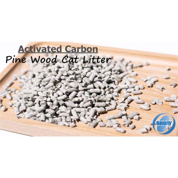 Original Pine Wood Fragrance Charcoal Wood Clumping Cat Litter for Eco-Friendly Homes