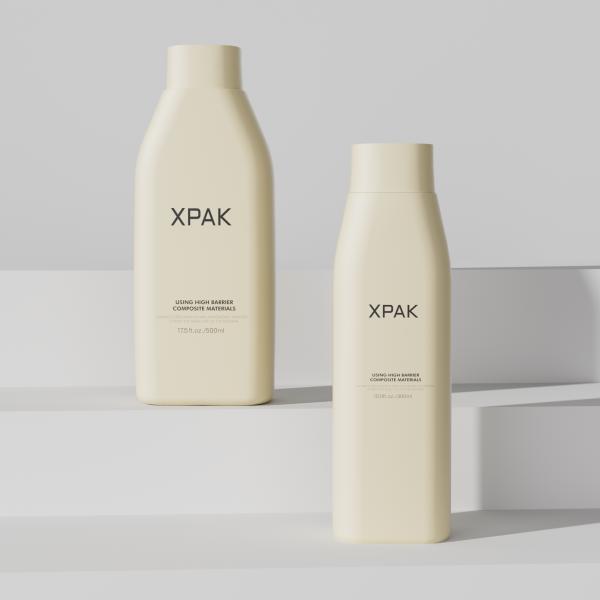 Empty White Plastic Shampoo Bottles Leakage Proof with Disc Cap Customizable for Shower Gel and Body Cream