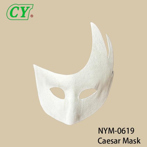 Children DIY White Embryo Fox Mask Pulp Animal Cat Mask Painting Graffiti Half Face Mask