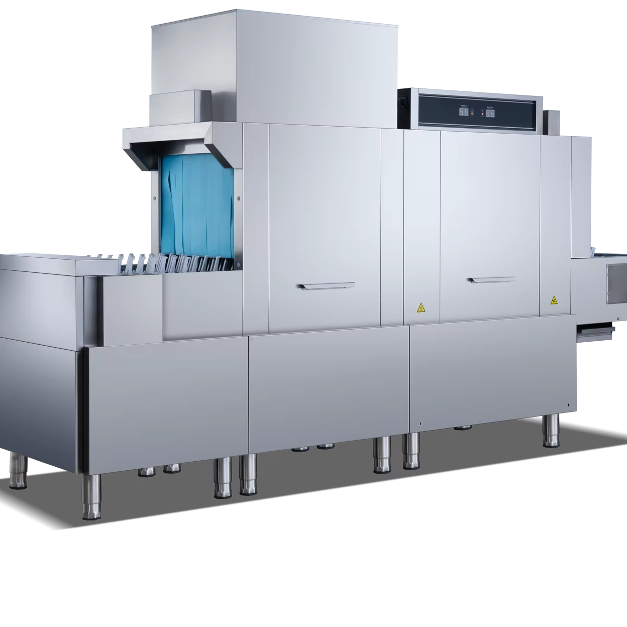 Free Standing Commercial Rack Conveyor Dishwasher Dish Washing Machine For Restaurant Hotel