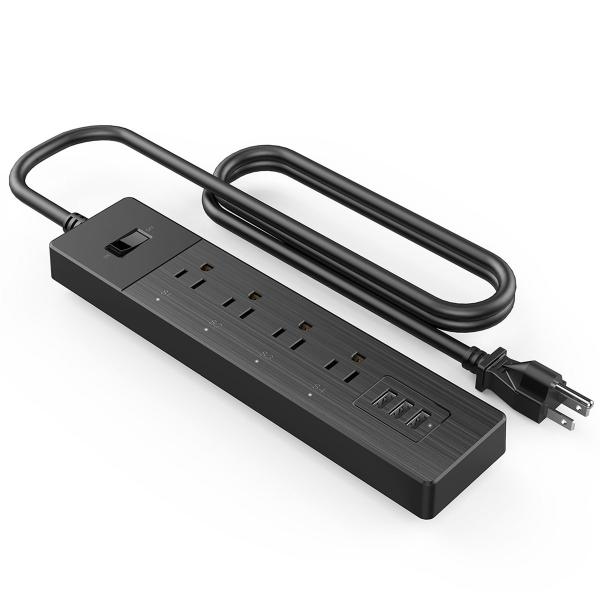 Tuya Smart Life 10A WiFi Power Strip US Standard With 4AC OutletS And 3USB Ports