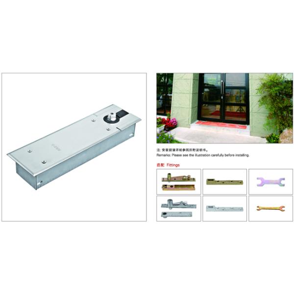 Floor Hinge T-75V, color:black or blue, casting iron,  weight capacity 150kgs,