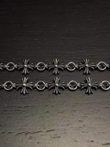 925 Sterling Silver Necklace with Cross Flower Design Nickel Free Hypoallergenic Adjustable Chain Length Pendant