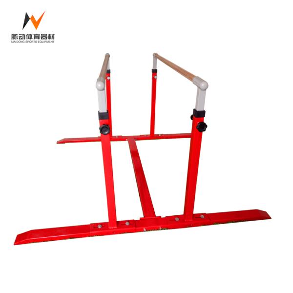 Wooden Outdoor Fitness Gymnastics Parallel Bars in 180*166*80-160cm Size for Training