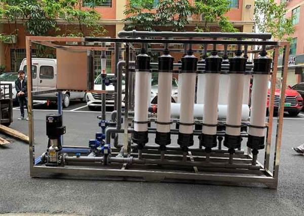 Filtro industrial do F do tratamento de águas residuais do purificador da água da piscina do sistema do F do Ultrafiltration 21TPH