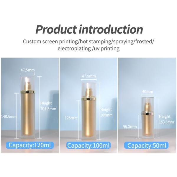 30g 50g Cosmetics Bottle Set Serum Cream Eye Cream Jar 50ml Pressing Toner Water Bottle
