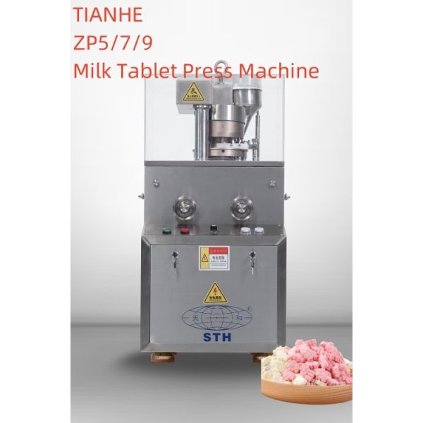 TIANHE Touch Screen Control GMP Design Stainless Steel Lab Tablet Press Machine for Pharmaceutical and Chemical Industries