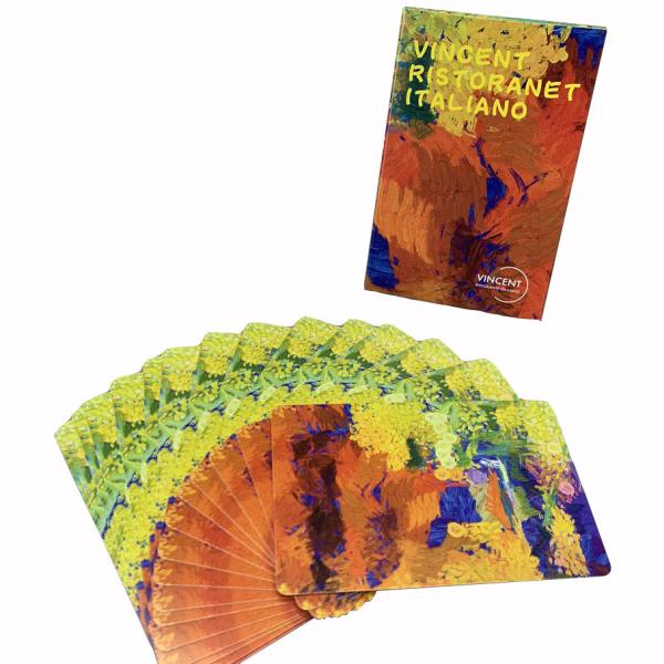 Personalized Design 63*88mm Matt Varnished 300gsm Art Paper Poker Cards