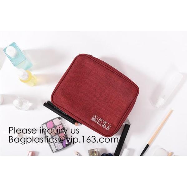 Cosmetic Pouch Handbag Toiletry Bag Barrel Shaped Travel Cosmetic Bag Round Drawstring Makeup Organizer Storage Bag
