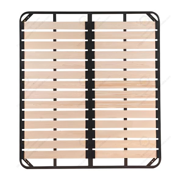 Bed Frame with Thickened Solid Wood Skeleton Moisture-proof Bed Board Encrypted Design Foldable Tatami Steel Frame Customizable