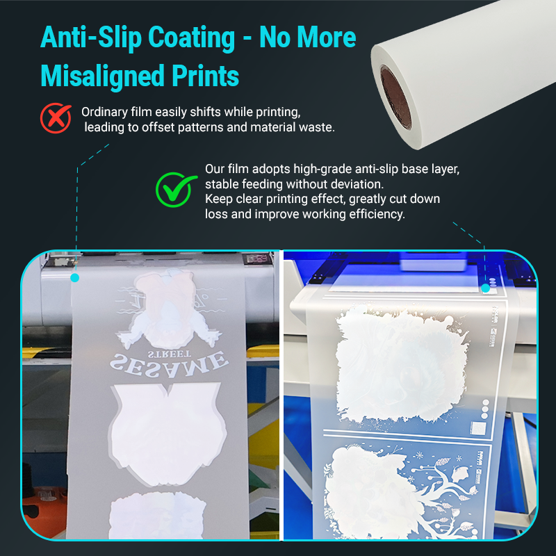 Hot Cold Instant Peel 33cm DTF Film FREE SHIPPING USA 100M Roll for Epson DTF Printer T-shirt Transfer