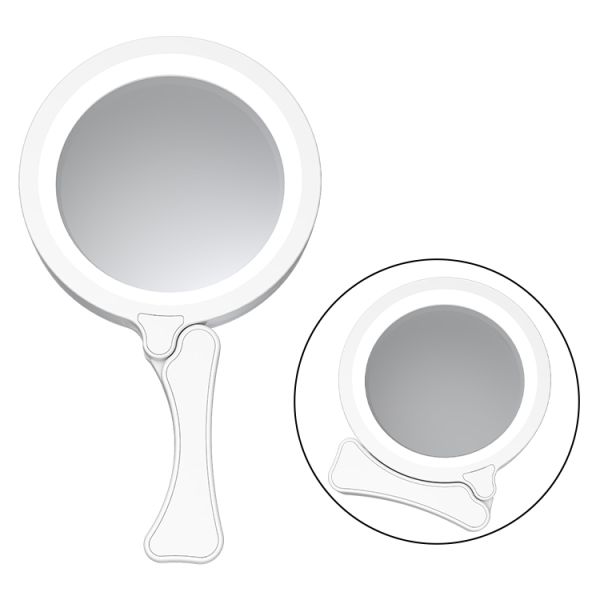 Multi-functional Handheld Three-fold LED Acrylic Lens 17 White LED Scale for Reading