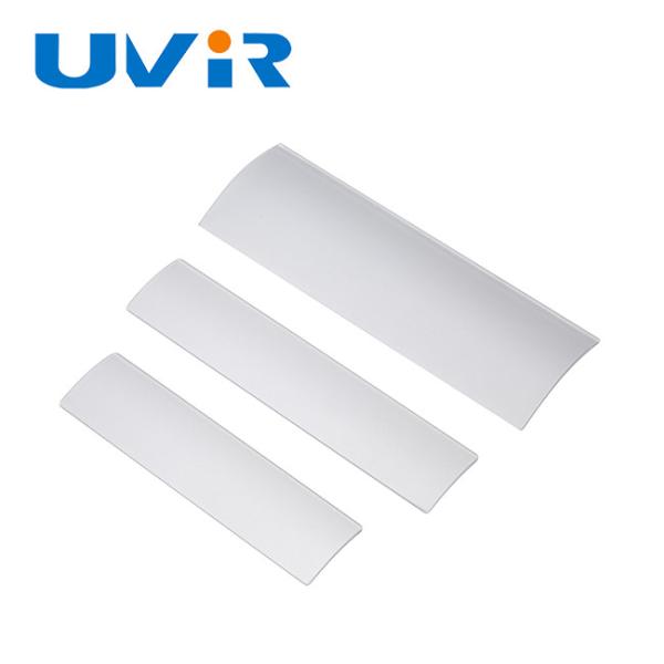 Placa de vidrio de cuarzo UV transparente de 2 mm para curado UV