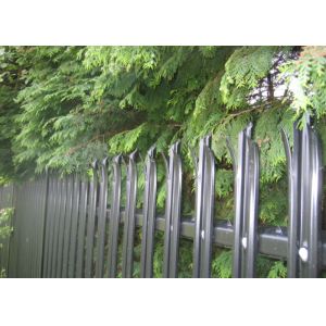 70mm W Pale 3.0mm Hot Dip Galvanized Steel Palisade Fencing for Residential Security