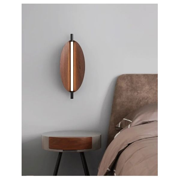 Bedside Stairway Corridor LED Light Long Strip Japanese Wood Grain wall lamp (WH-VR-137)
