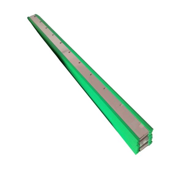 Green Color Heidelberg SM / CD102 Rubber Wash Up Blades Offset Printing Blades Parts