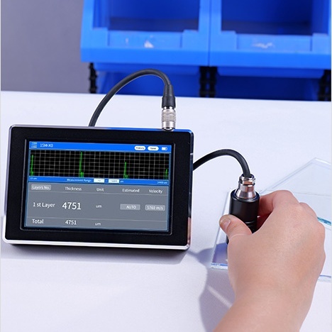 86216 Multilayer Ultrasonic  Coating Thickness Gauge with Micron-Level Accuracy and High-Definition IPS Color Display