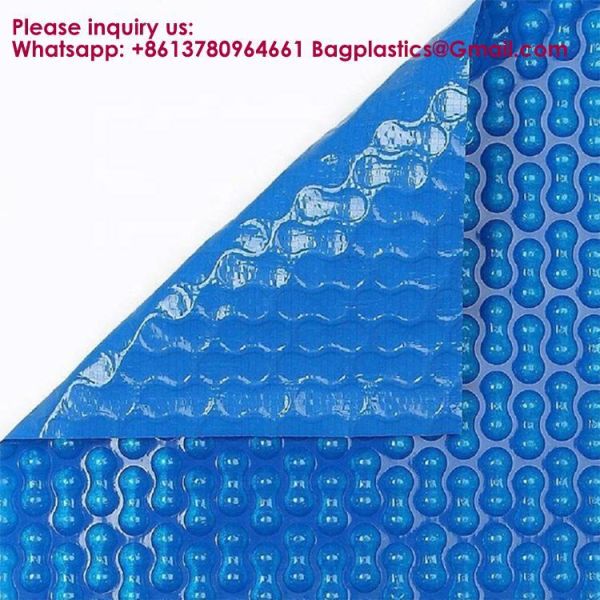 Bubble Foam Automatic Swimming Pool Solar Cover Bubble Swimming Pool Cover UV-Resistant Anti-Dust Solar Pool Cover For Seimming Pools Pool Blanket Above Ground Swimming Pool Solar Thermal Covers