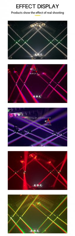 LED Head Lights for Double-Headed Drone 360° Rotating Bar DMX512 Control,Historical Reenactments