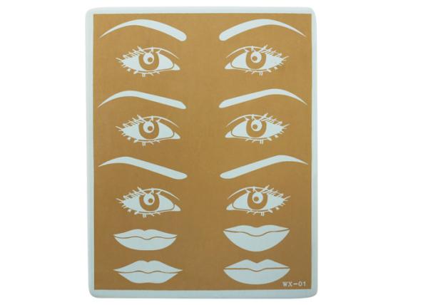 Fake Tattoo Practice Skins Material for Permanent Makeup Eyebrow Lip Tattooing