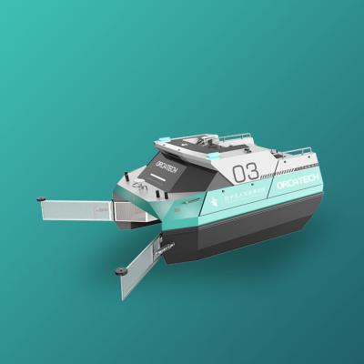Integrated Unmanned Survey Weed Removal Boat IP55 100kg Load
