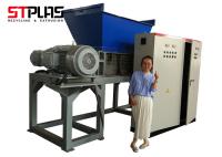 motor plástico plástico da máquina shredding 2*30KW da garrafa do ANIMAL DE ESTIMAÇÃO da retalhadora ST2-1000 da garrafa