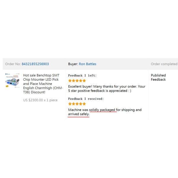 CHMT36 Desktop SMD LED Pick And Place Machine , 29 Feeders 2 Heads Small SMT Machine