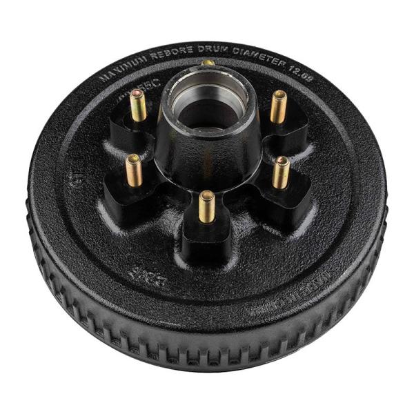 Trailer Parts 7000 lb 8 Lug 6 1/2 12 Inch Brake Drum for Durable and Trailer Braking