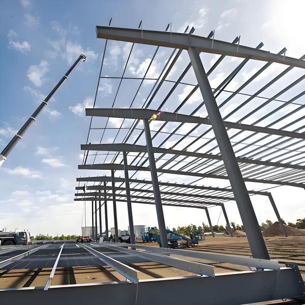 EN ASTM Industrial Warehouse Buildings Storage 10M 20M  Modular Metal Buildings