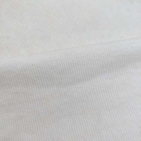 Белая равнина 100% хлопок цвета покрасила ткань для одежды 260gsm спорт