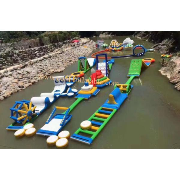 inflatable water playground water playground outdoor inflatable water obstacle course for sale