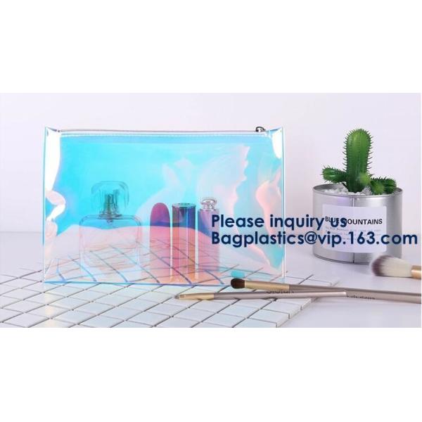 Eva Clear Vinyl Makeup Cosmetic Bag , Cosmetic Travel Bag Promotional Printing,Embroidery,Metal Plate Thermal Transfer