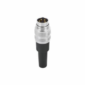 Homem 4 Pin EMI Shielded Connector Soldering Type do conector de Wireable do