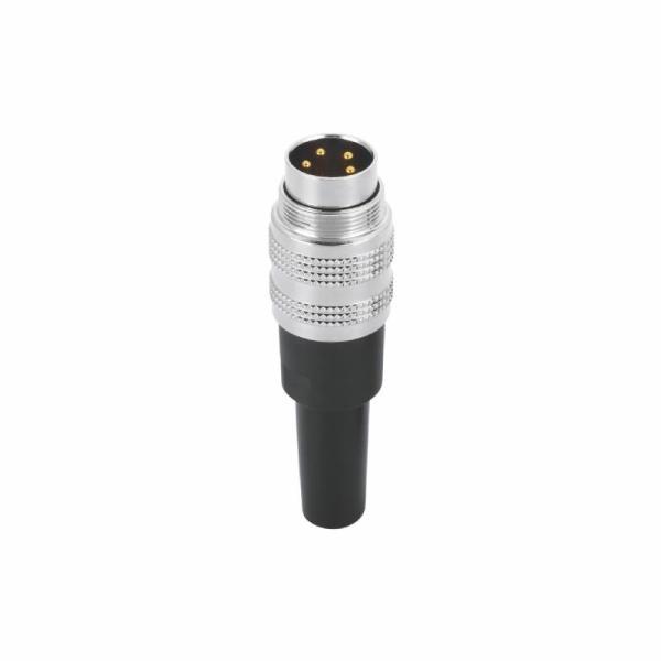 Homem 4 Pin EMI Shielded Connector Soldering Type do conector de Wireable do campo M16