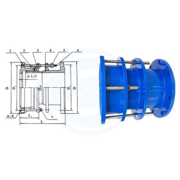 High Temperature and High Pressure Ceramic Lined Pipeline Expansion Joint Large Diameter Corrosion Resistant