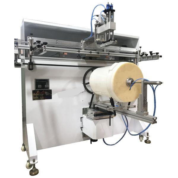 Semi Automatic Silk Screen Printing Machine For Cylindrical Conical Surfaces