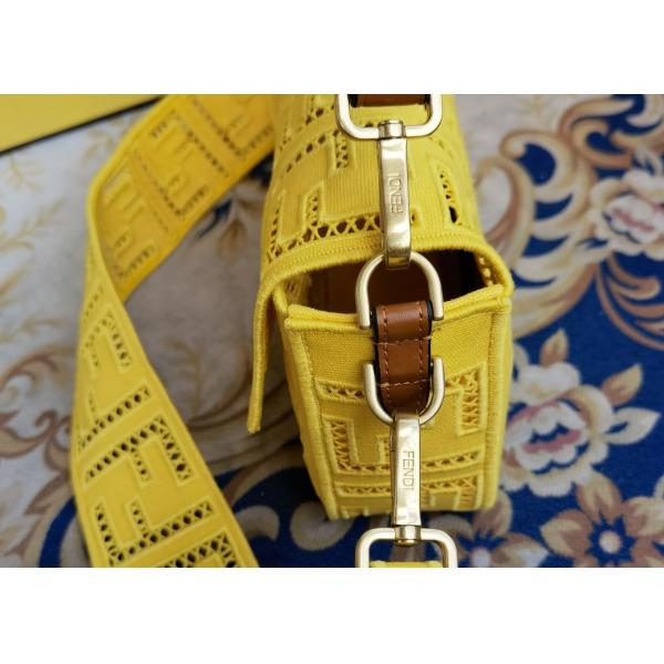 Newest Baguette Bag Embroidery Series Cross-Body Bag F Letters Pattern Embroidered Straps Bag