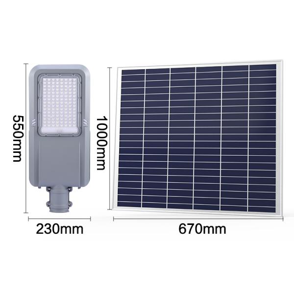 Outdoor Solar Spot Lights 100w Integrated Waterproof IP65 Sensor LED Solar Street Light