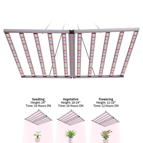 4×4ft 4×6ft LM281B 1000W Led Grow Light Bar Strip Plant Grow Full Spectrum