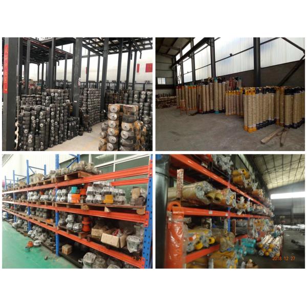Excavator Bulldozer Attachment PC200-7 PC300 PC400 PC600 Hydraulic Cylinders in Yellow