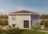 Casas pré-fabricadas de aço de luxo de 2 andares