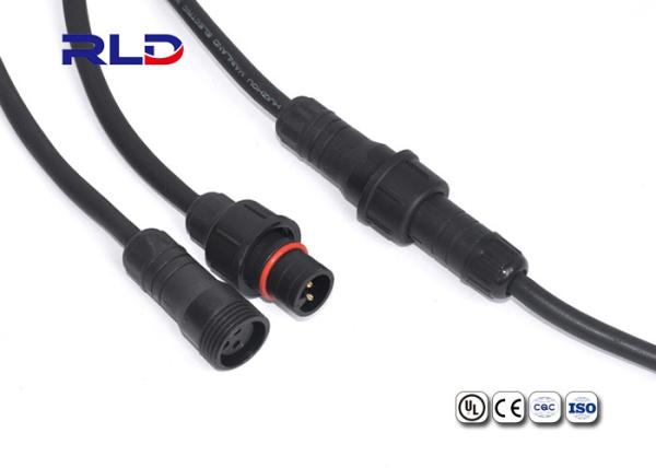 IP67 Waterproof Cable Connector 2 3 Pin Male Female Connector
