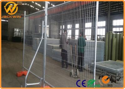Hot Dipped Galvanized Powder Coated Road Safety Fence , Temporary Barrier Fence
