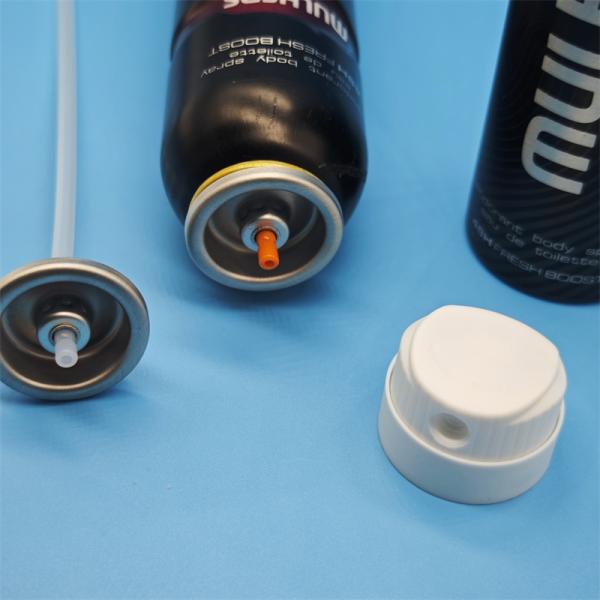 Highly Customizable Deodorant Body Spray Valve for Brand-Distinctive Personal Care Products with Tailored Actuators & Unique Finishes