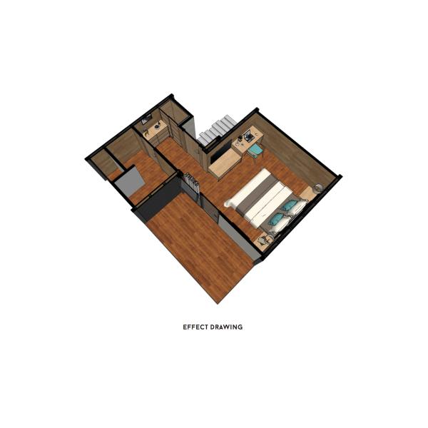 Отделка умного домашнего дома тимберса Префаб курорта каникул деревянная внутренняя