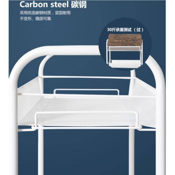 4 Storey Metal Trolley Cart