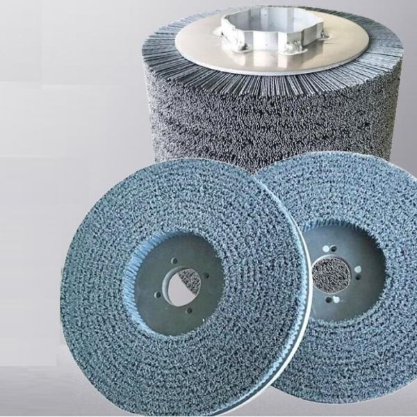 Hard Alloy CBN Tool Edge Passivation 80 Grit Silicon Carbide Disc Brush 500mm Diameter