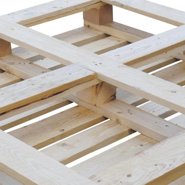 1200X1000mm 4 Way Euro Pallet Heavy Weight Treated Wood Pallets Single Side