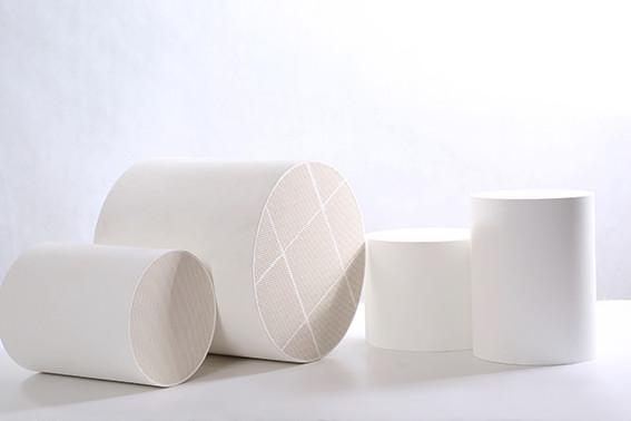 Exhaust Gas Purifier , Diesel honeycomb ceramic filter For Car , motorcycle