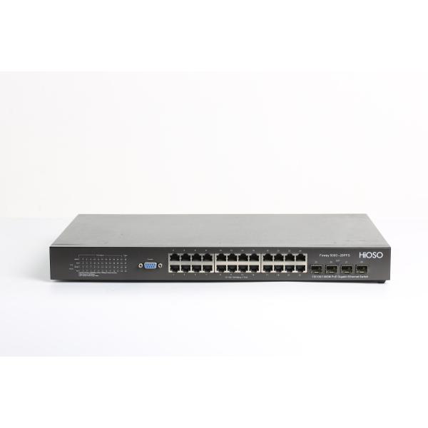 30W 24 1000M SFP 1490nm Fiber Optic Cable Switch Pon Network Switch 28 Ports